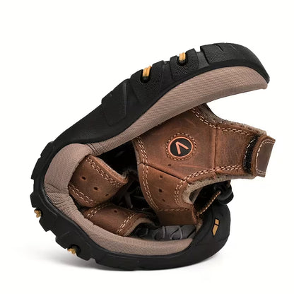 Sandales Sportives Homme en Cuir Véritable