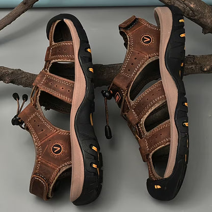Sandales Sportives Homme en Cuir Véritable