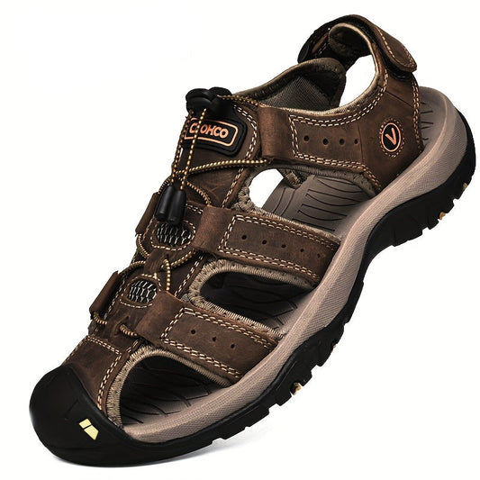 Sandales Sportives Homme en Cuir Véritable